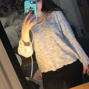 Closet Space Sweater with Choker Neckline